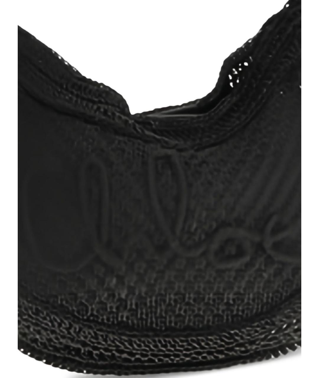 CHLOE Черная кожаная сумка с короткими ручками, фото 5