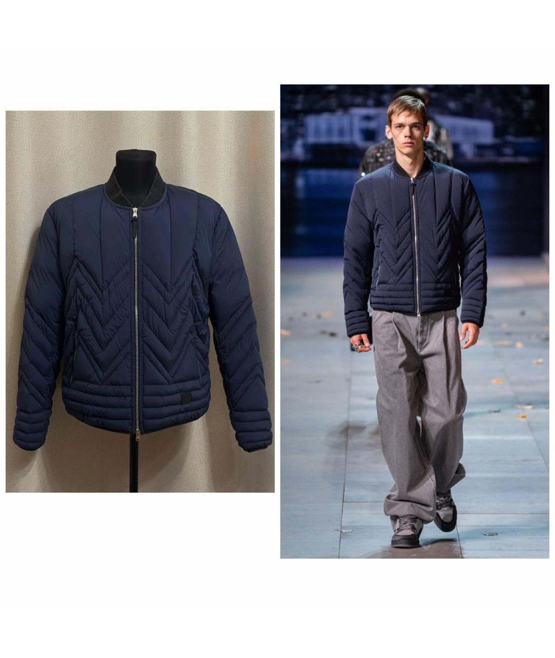 LOUIS VUITTON Синий пуховик, фото 3