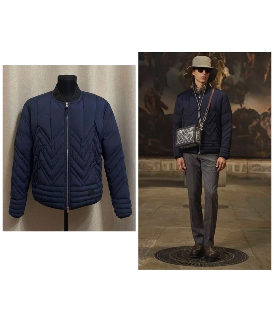 LOUIS VUITTON Синий пуховик, фото 8