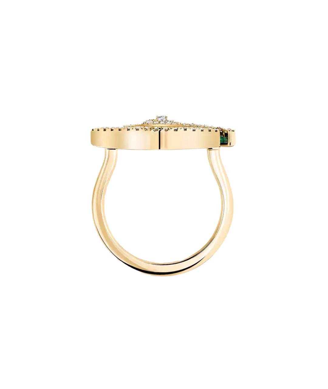 MESSIKA Зеленые кольцо из желтого золота, фото 2