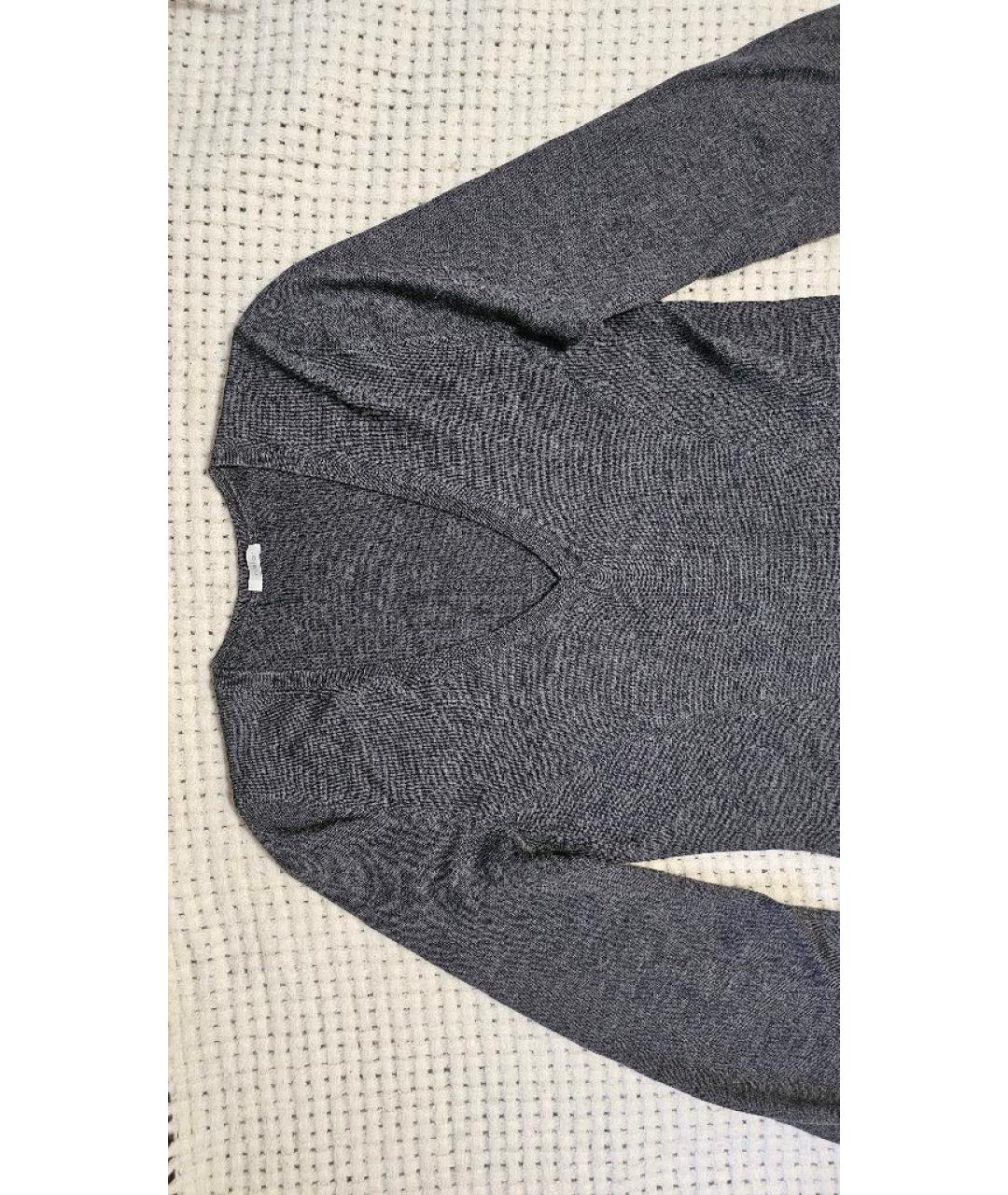 MALO Серое кашемировое повседневное платье, фото 3