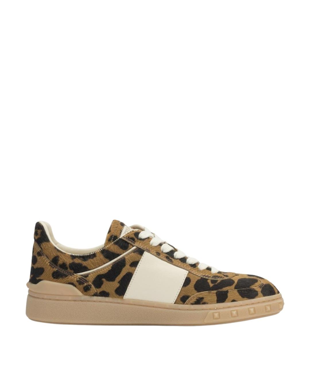 VALENTINO Мульти кожаные кеды, фото 3