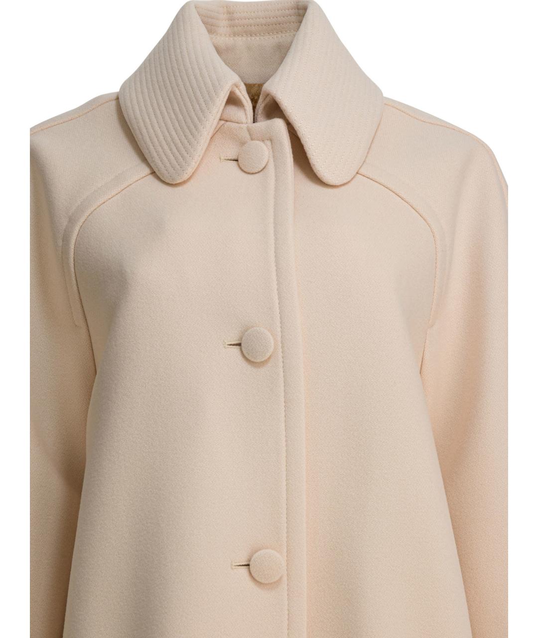 VALENTINO Бежевое шерстяное пальто, фото 4