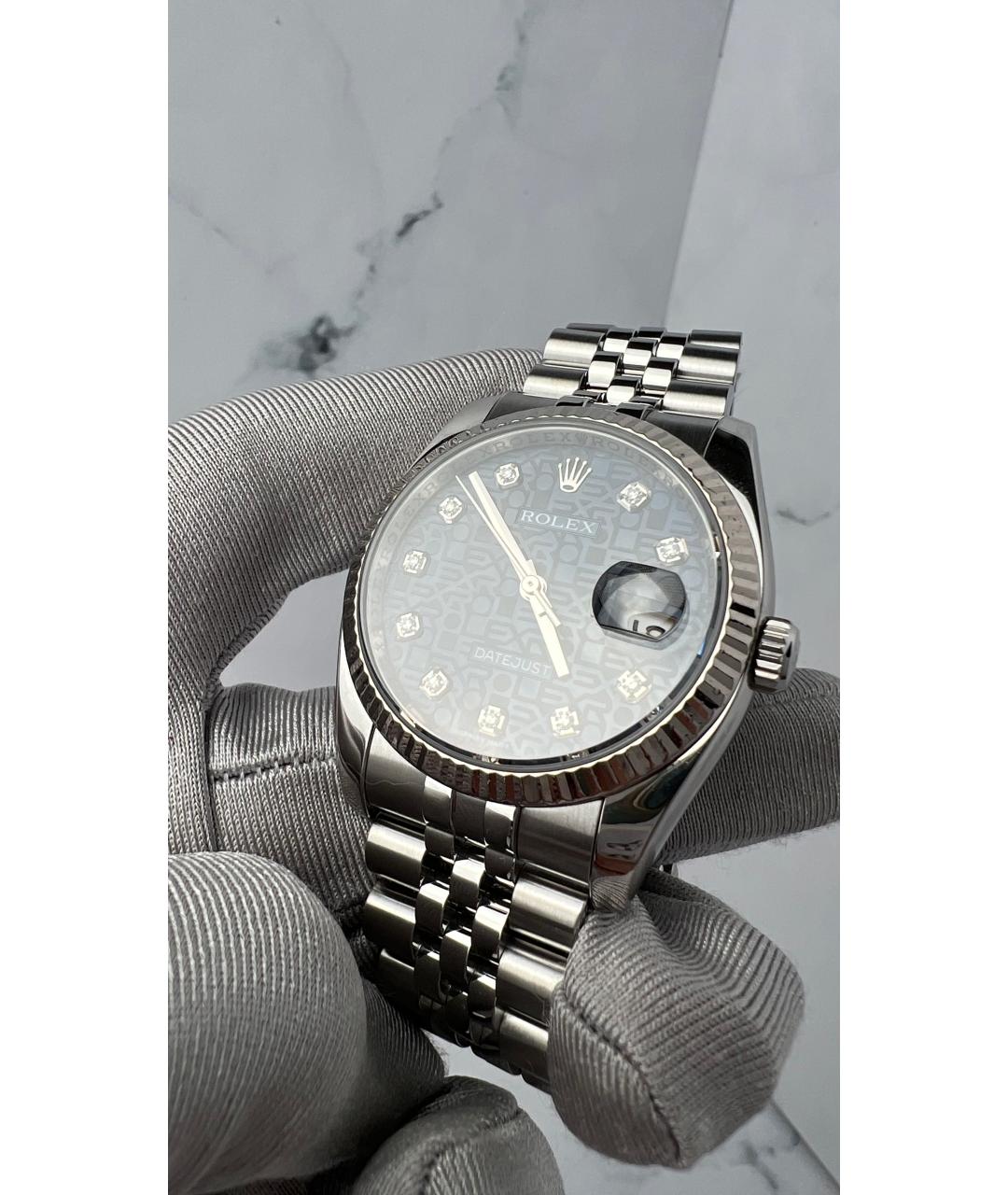 ROLEX Темно-синие часы, фото 5