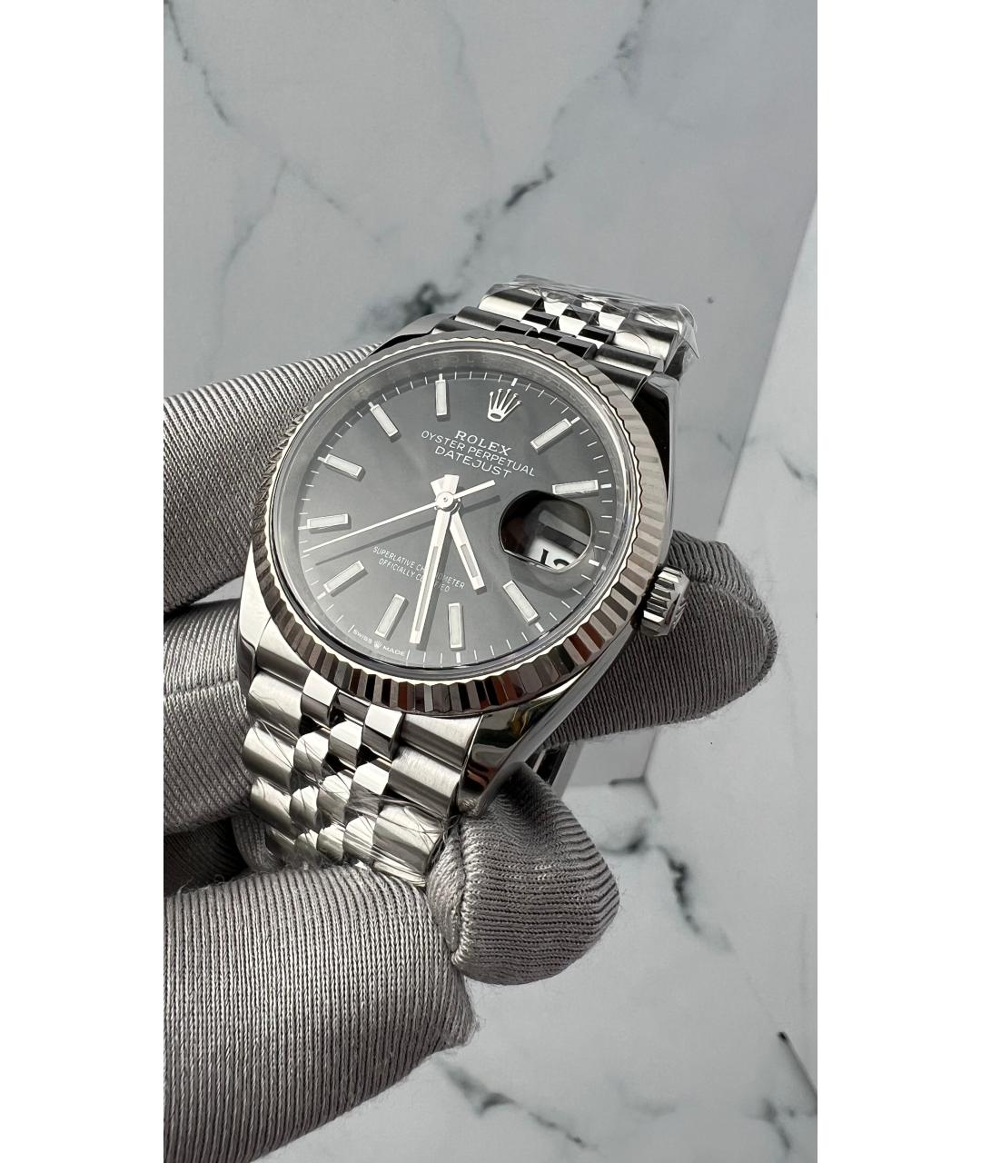 ROLEX Черные часы, фото 4