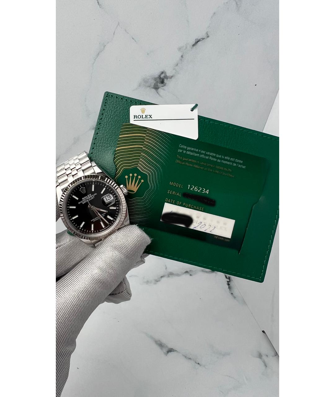 ROLEX Черные часы, фото 2