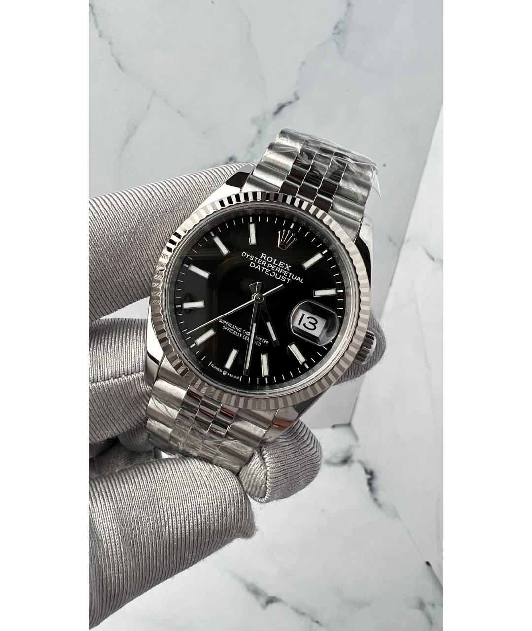 ROLEX Черные часы, фото 3