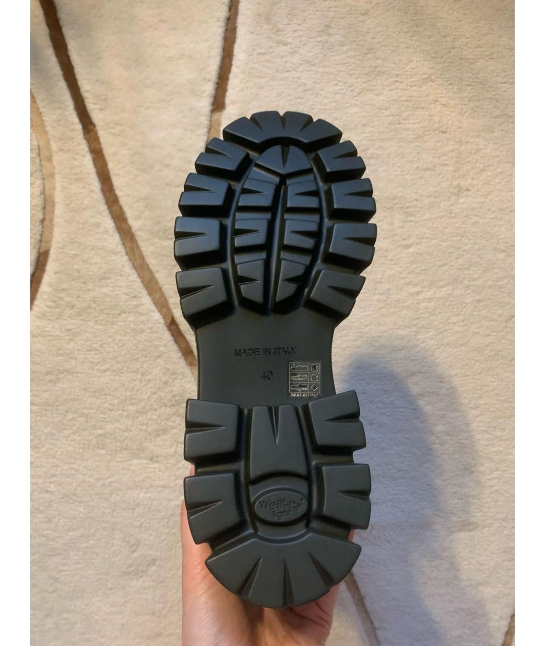 PREMIATA Черные кожаные ботинки, фото 3