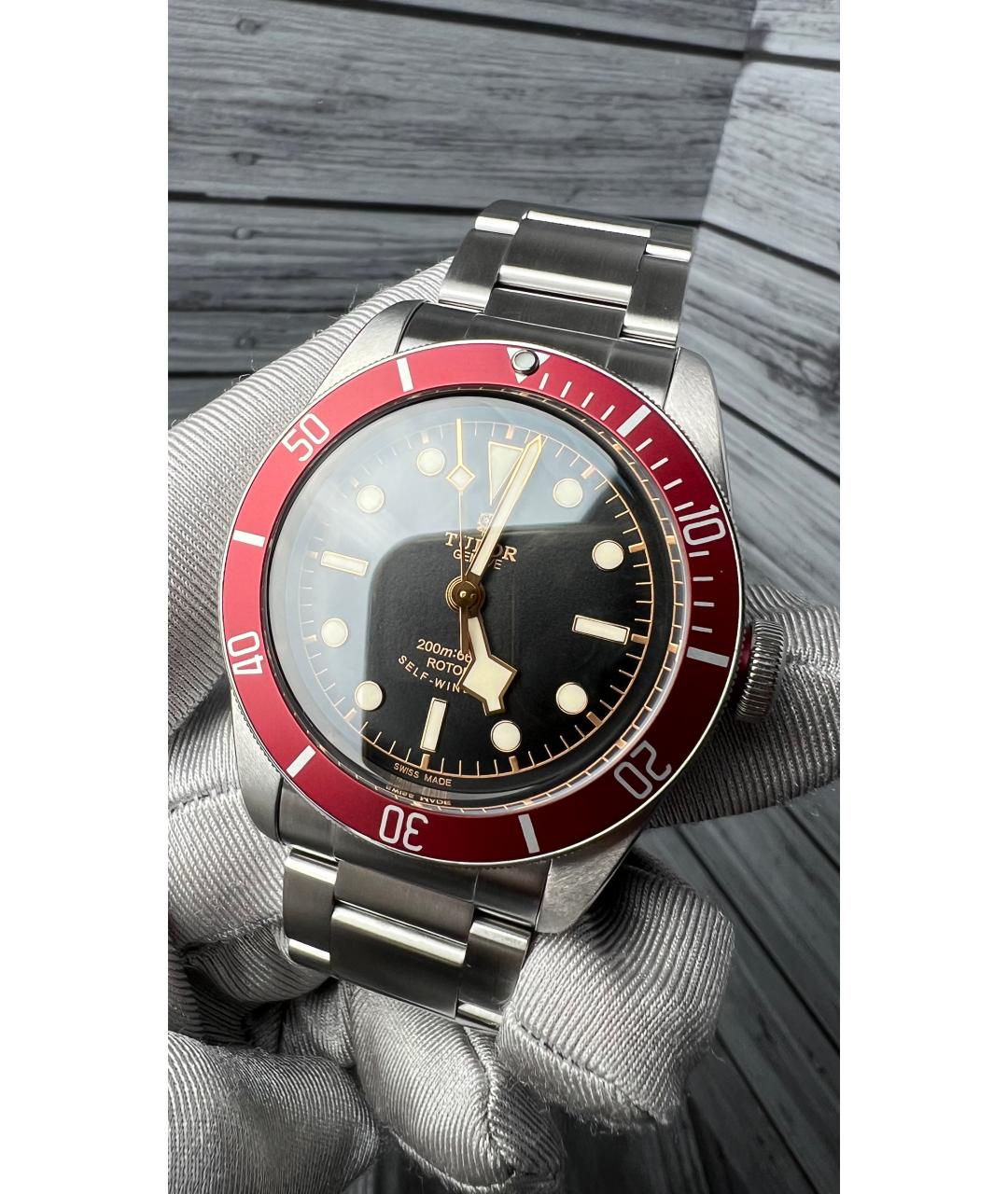 TUDOR Черные часы, фото 3