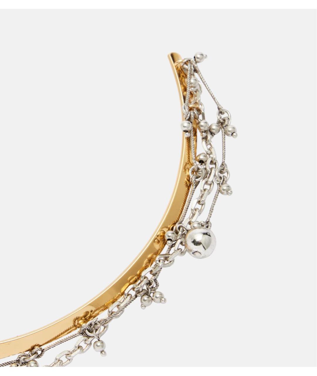 ISABEL MARANT Золотое латунное колье, фото 3