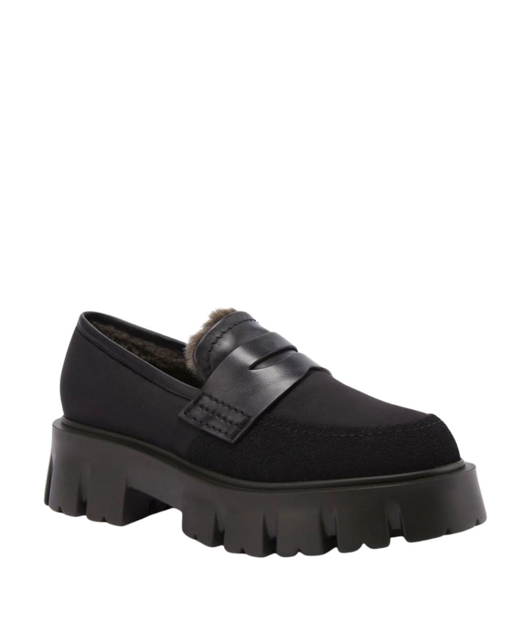 PREMIATA Черные кожаные лоферы, фото 1
