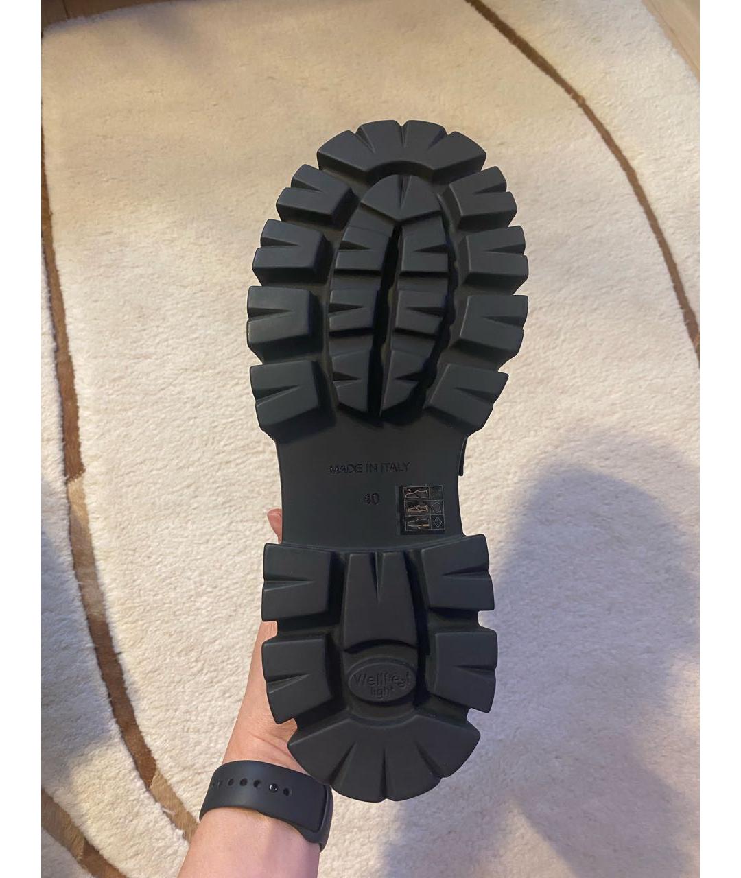 PREMIATA Черные кожаные лоферы, фото 4