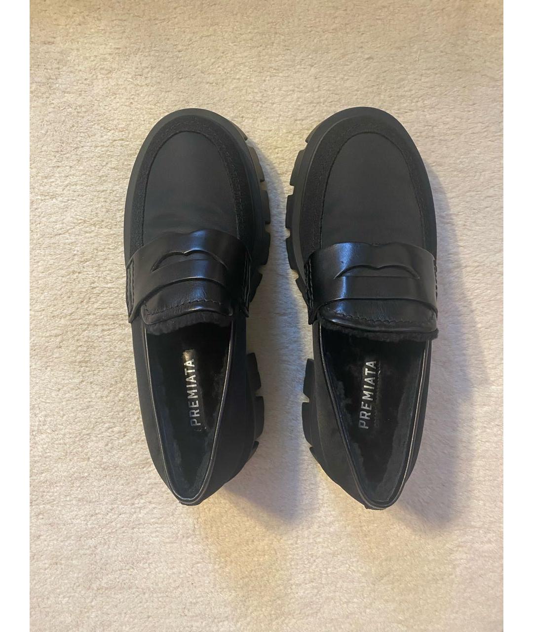 PREMIATA Черные кожаные лоферы, фото 3