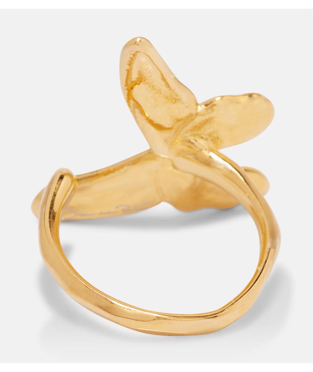 OSCAR DE LA RENTA Золотое латунное кольцо, фото 3