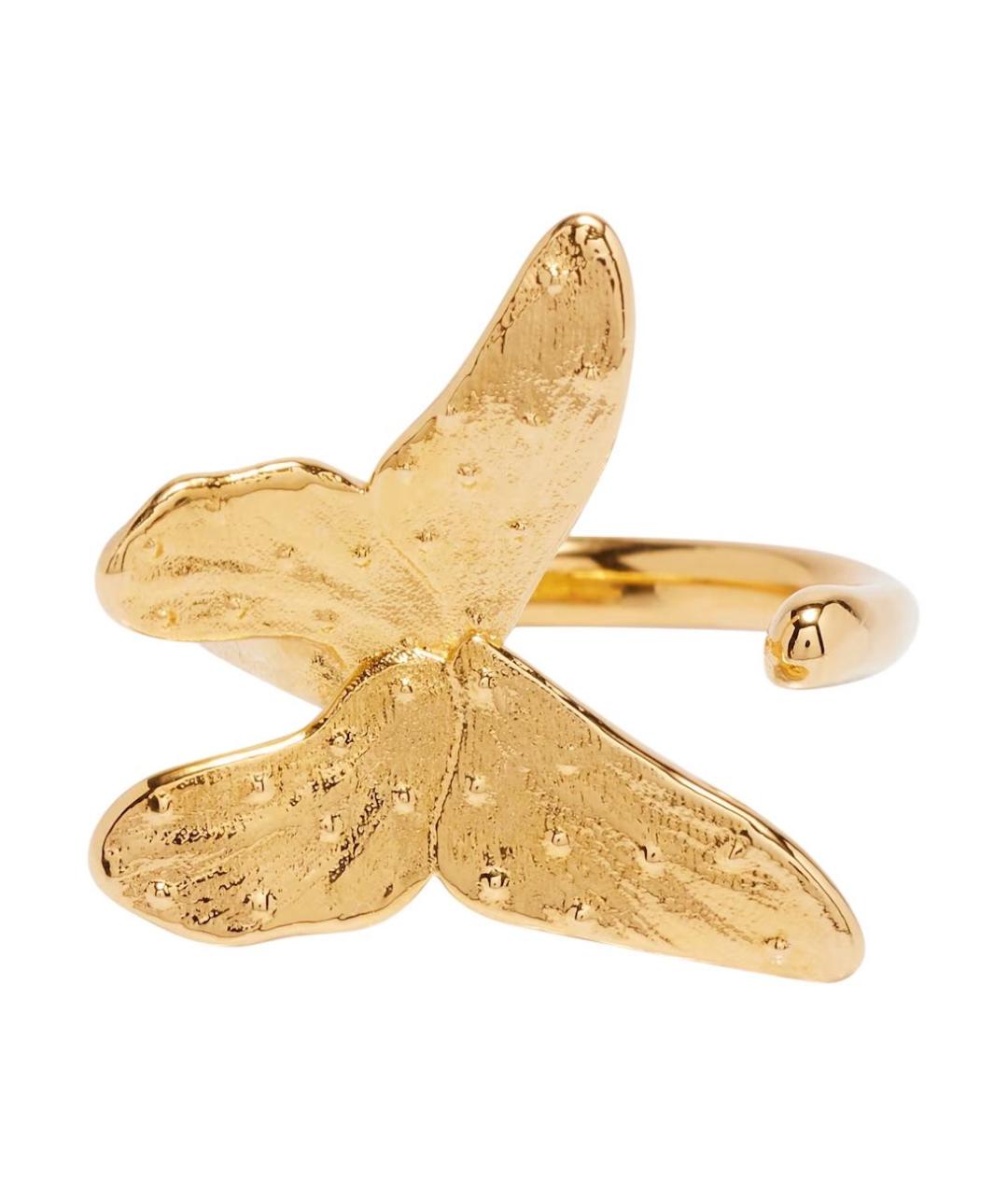 OSCAR DE LA RENTA Золотое латунное кольцо, фото 1