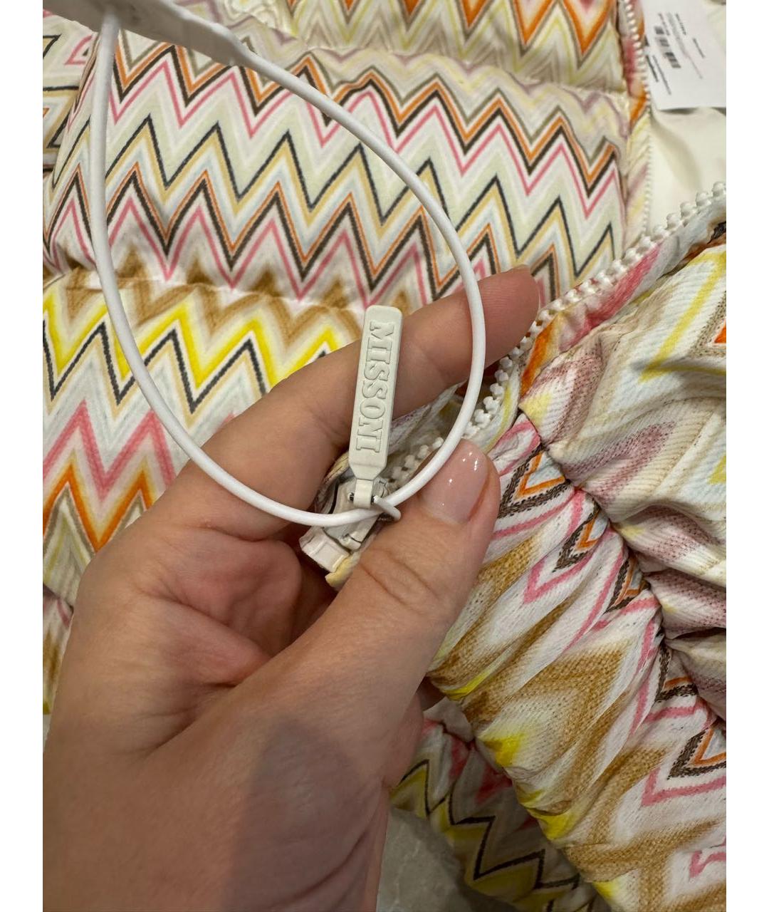 MISSONI Мульти хлопко-эластановый пуховик, фото 2