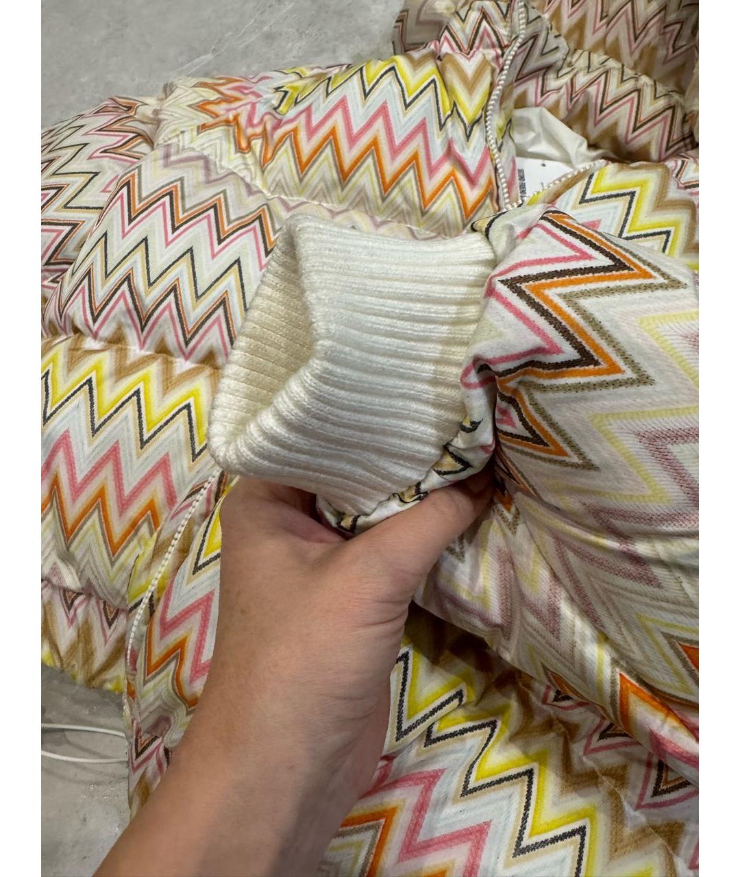 MISSONI Мульти хлопко-эластановый пуховик, фото 4