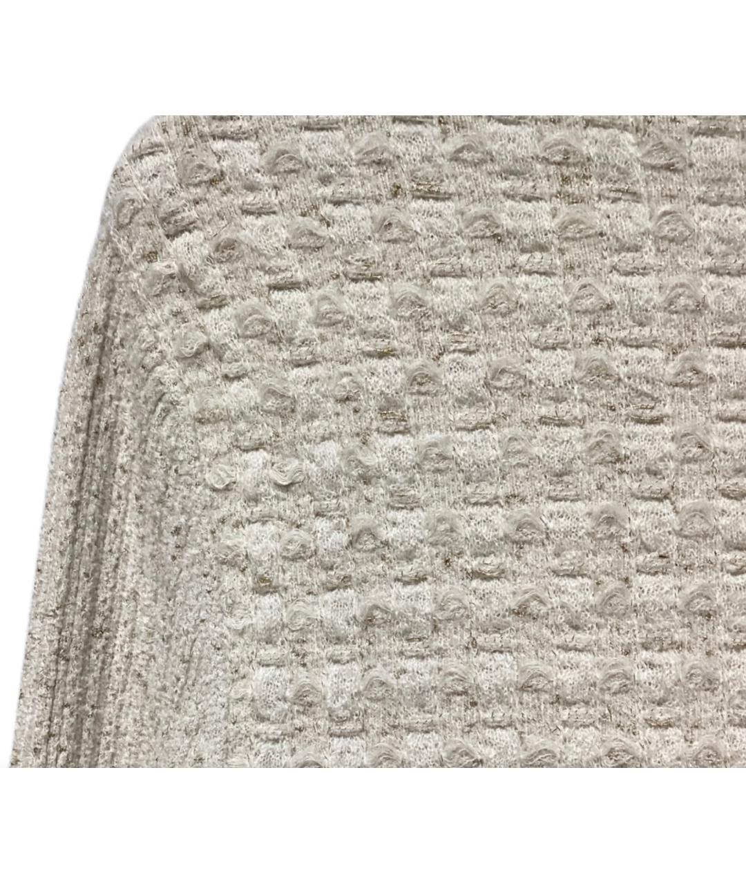 CHANEL Белый вискозный кардиган, фото 3