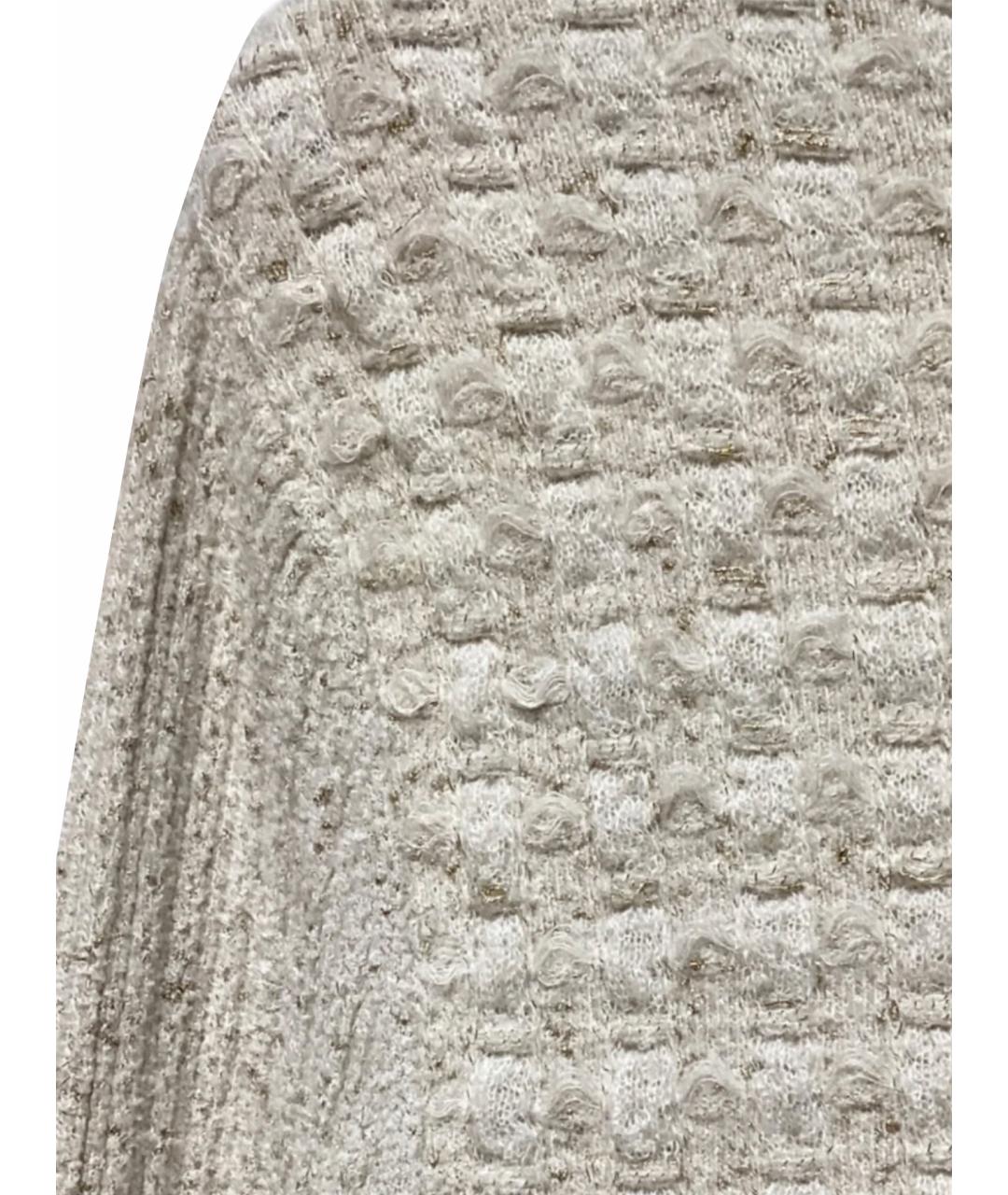 CHANEL Белый вискозный кардиган, фото 11