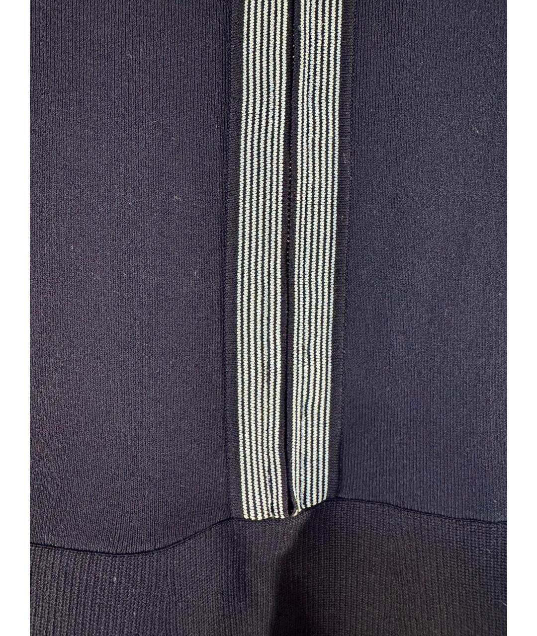 SANDRO Темно-синее повседневное платье, фото 4