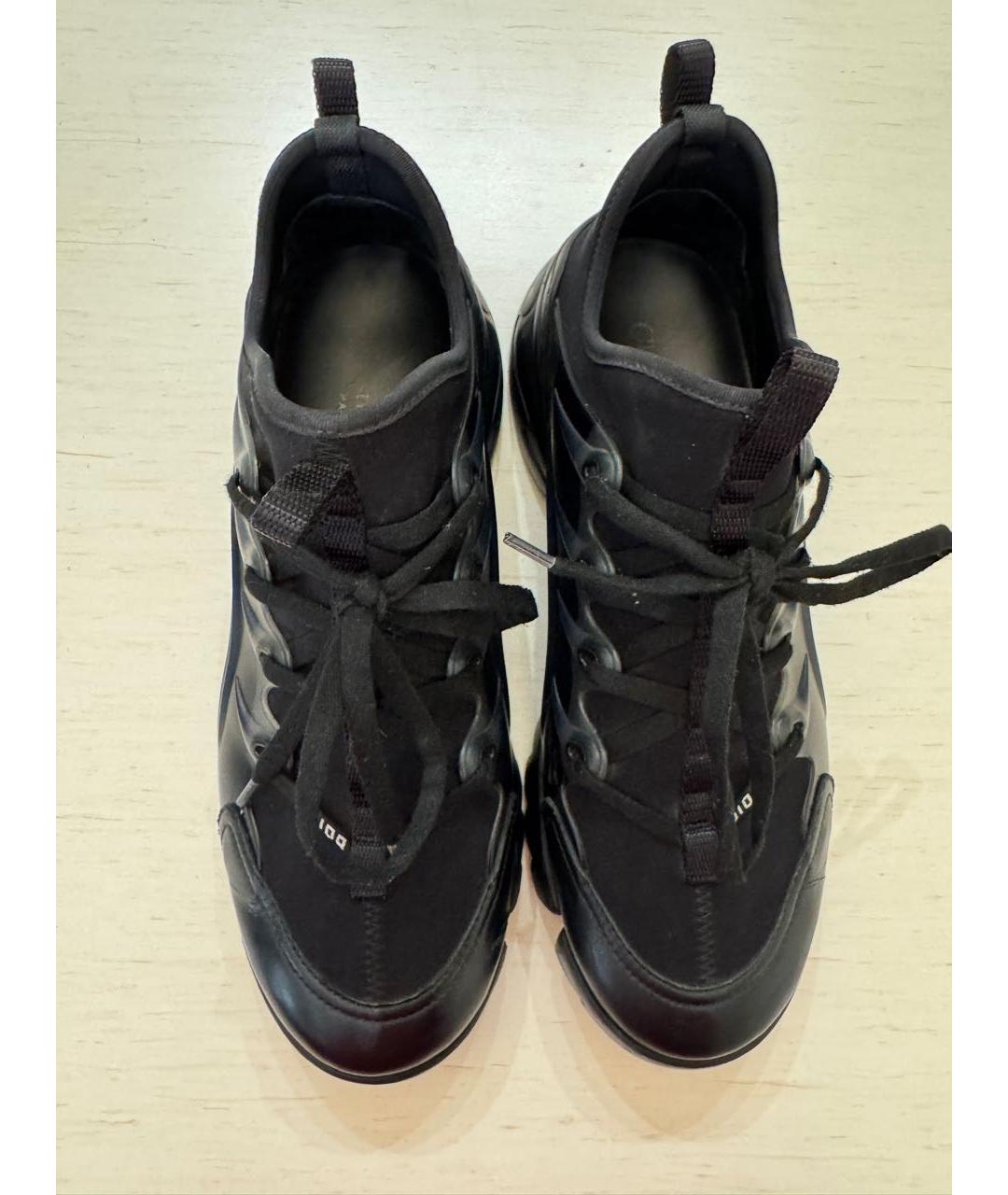 CHRISTIAN DIOR Черные текстильные кроссовки, фото 2