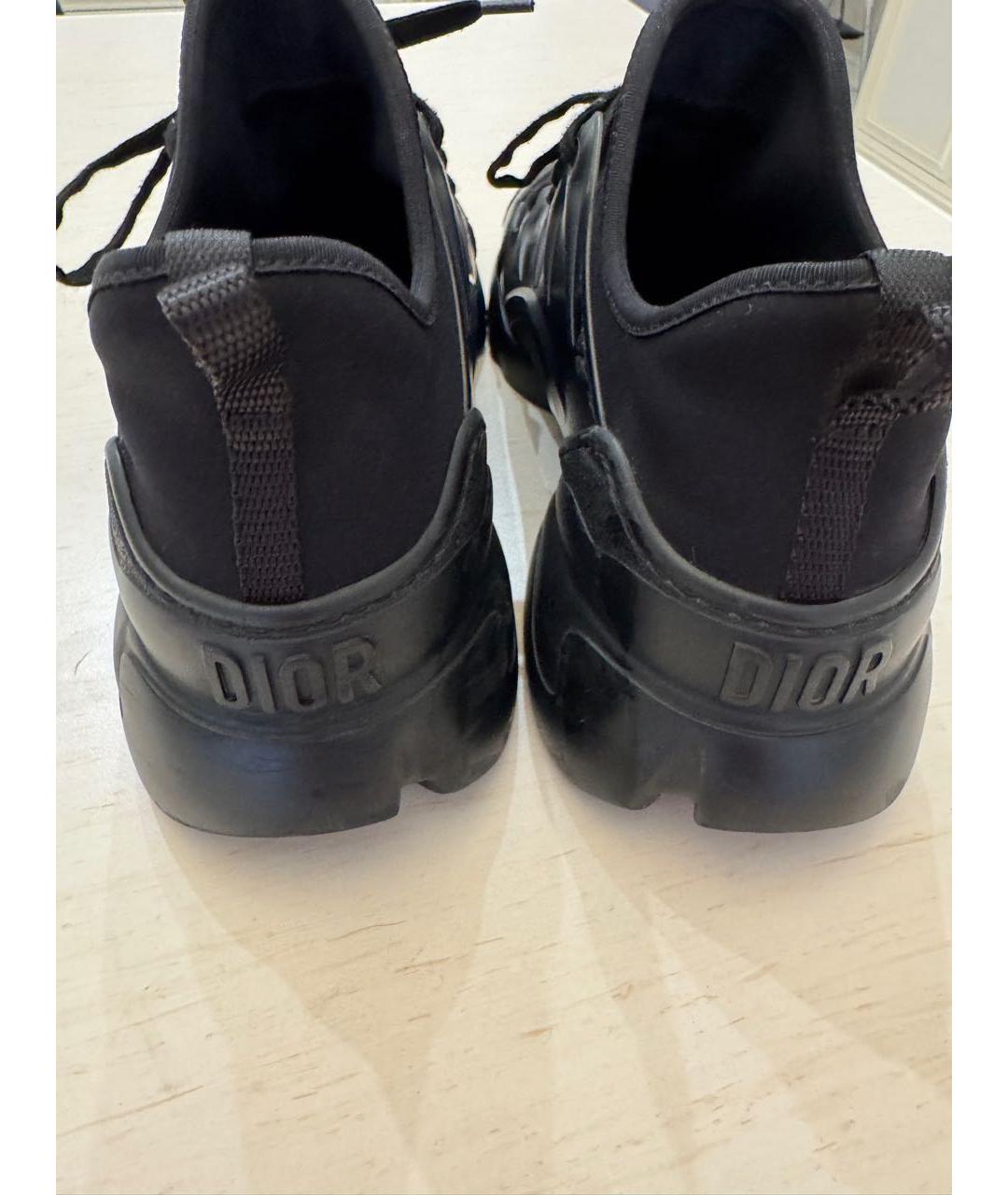 CHRISTIAN DIOR Черные текстильные кроссовки, фото 4