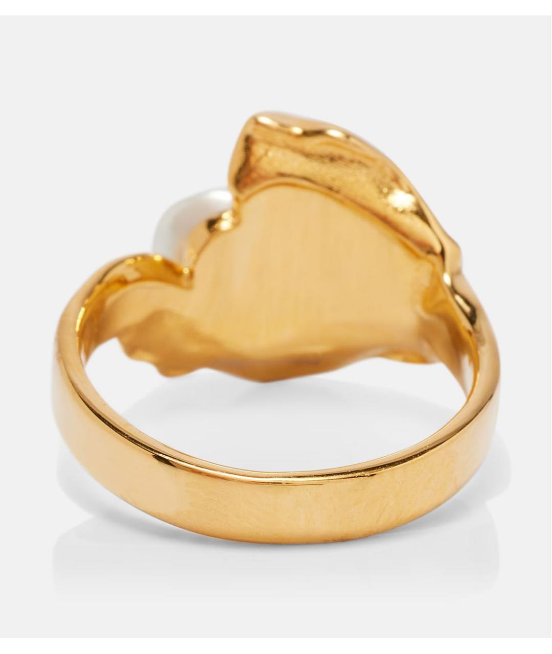 OSCAR DE LA RENTA Золотое латунное кольцо, фото 3