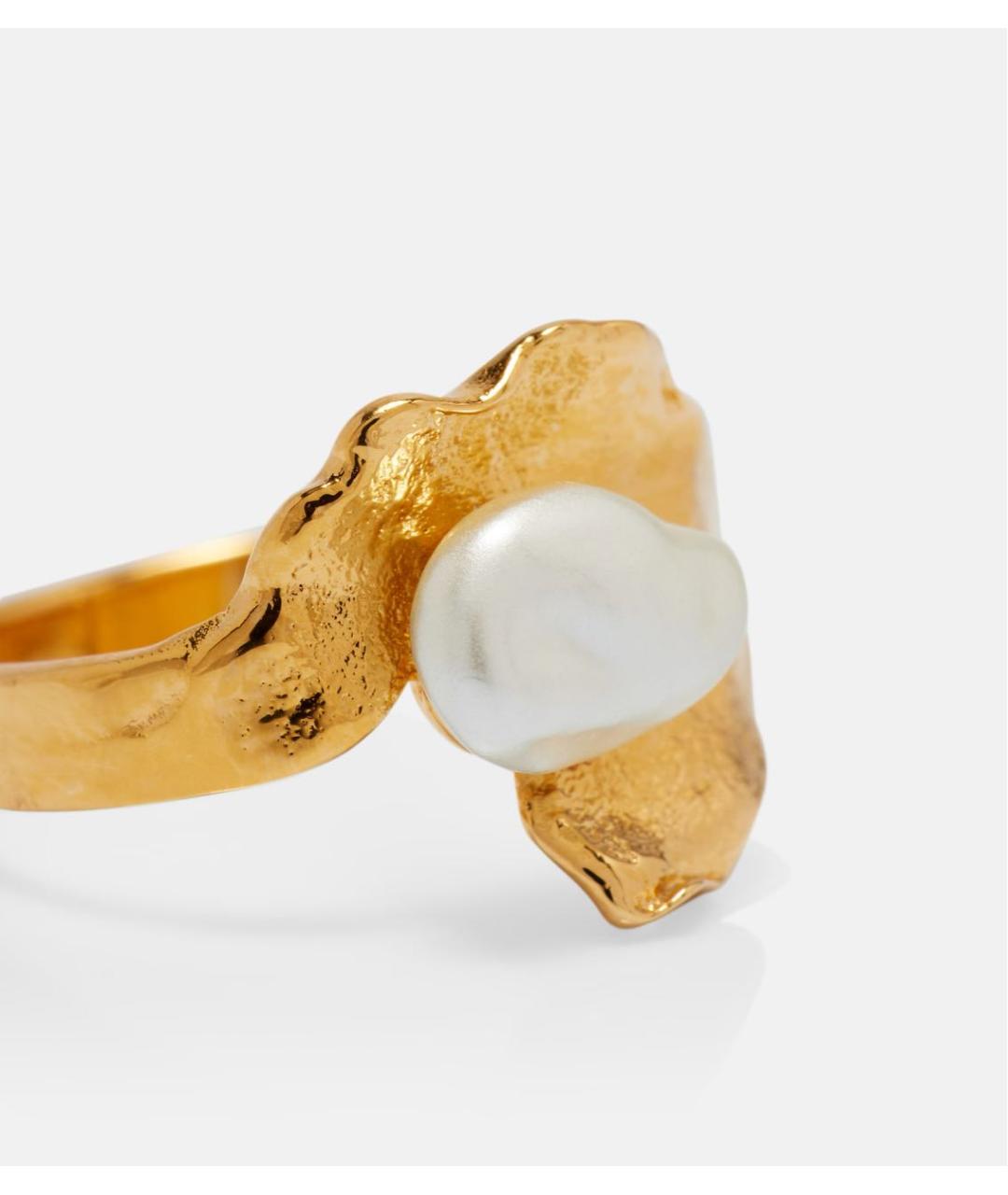 OSCAR DE LA RENTA Золотое латунное кольцо, фото 2