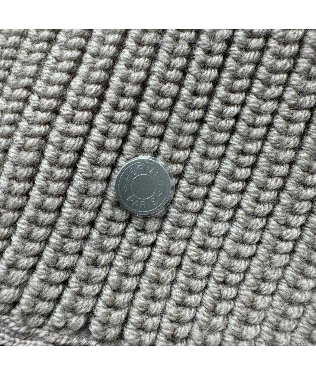 HERMES Бежевая шерстяная шапка, фото 2