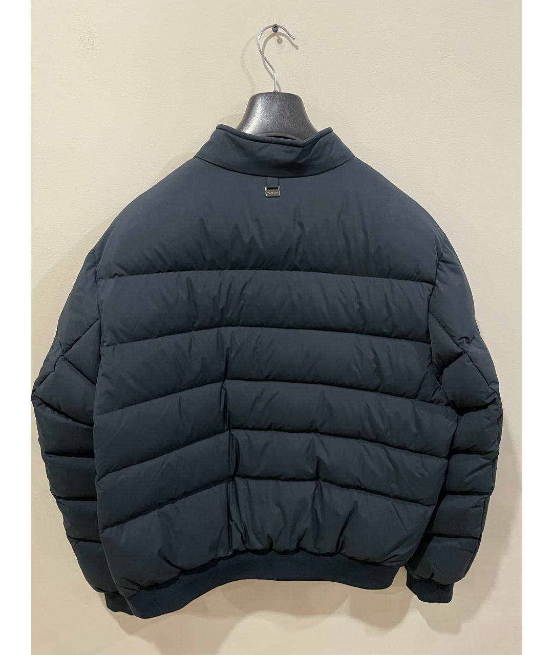 CORNELIANI Темно-синяя полиэстеровая куртка, фото 2