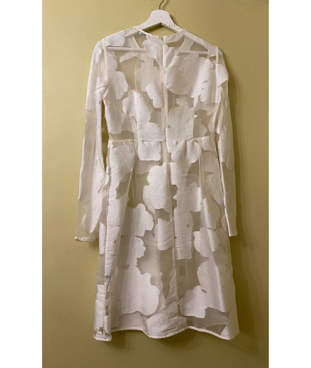 P.A.R.O.S.H. Белое хлопковое коктейльное платье, фото 2