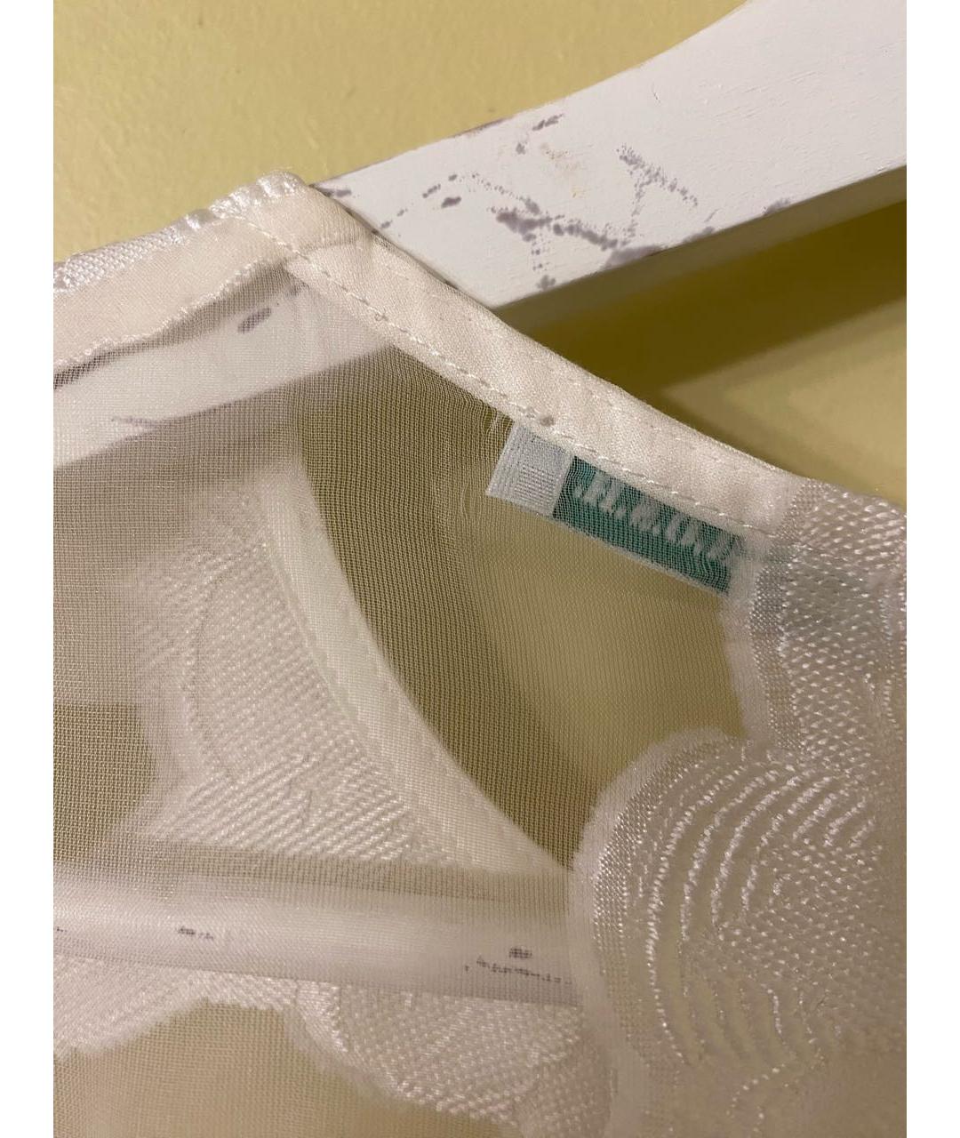 P.A.R.O.S.H. Белое хлопковое коктейльное платье, фото 4