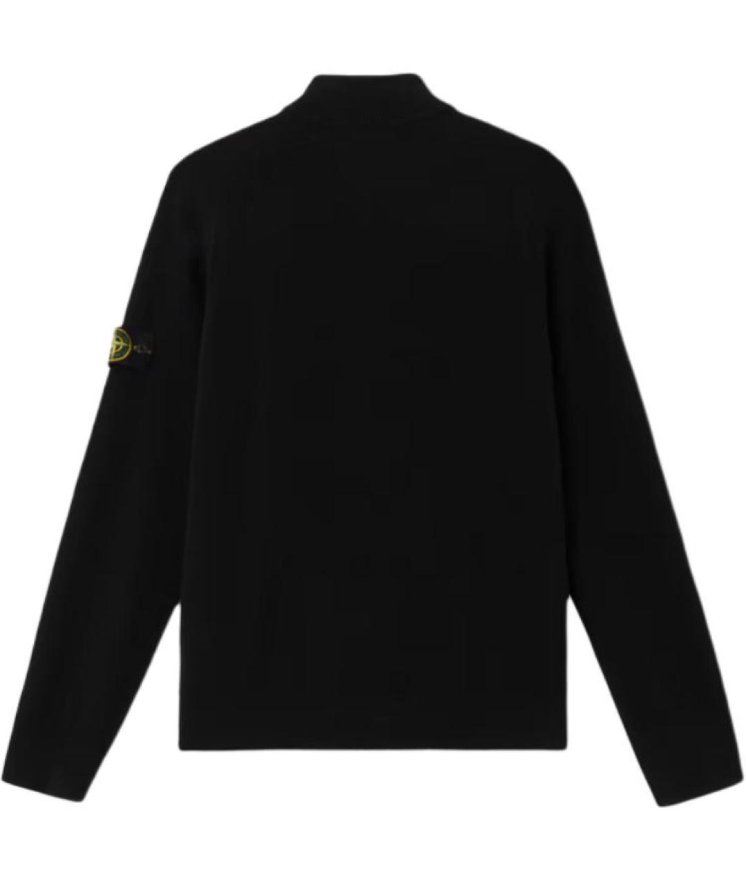 STONE ISLAND Черный джемпер / свитер, фото 2