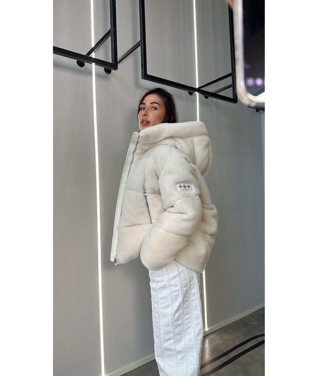 TATRAS Бежевый полиэстеровый пуховик, фото 4