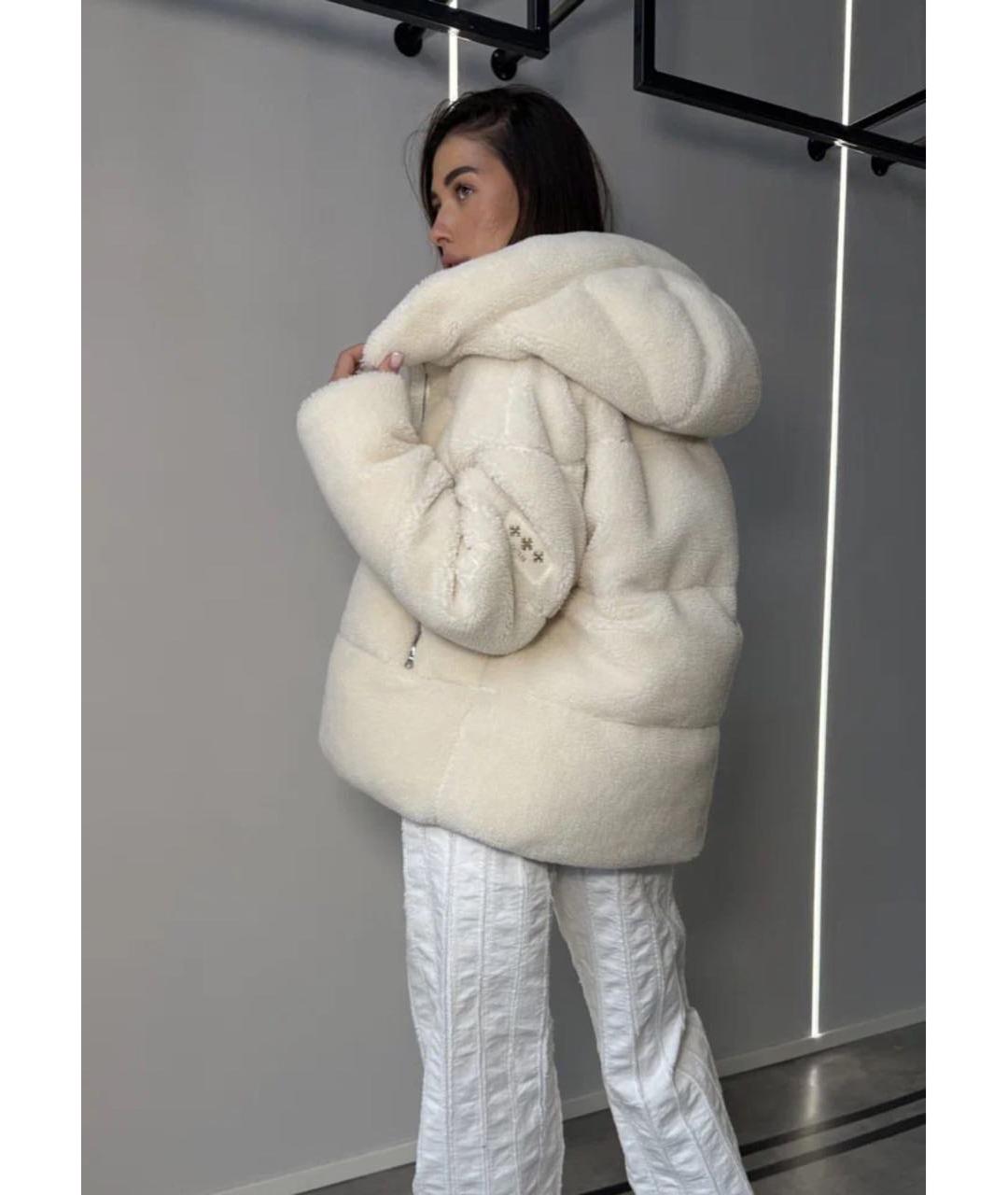 TATRAS Бежевый полиэстеровый пуховик, фото 3