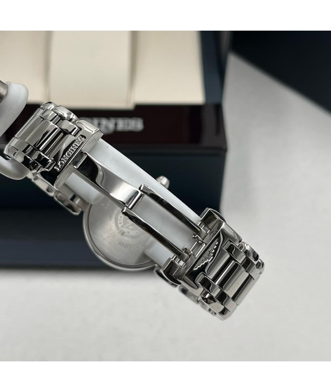 LONGINES Белые металлические часы, фото 5