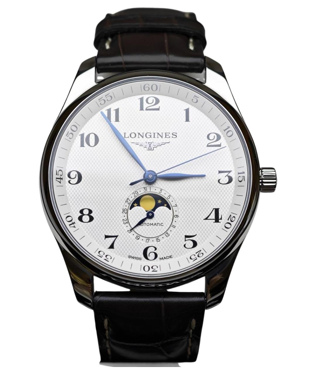 LONGINES Белые стальные часы, фото 1