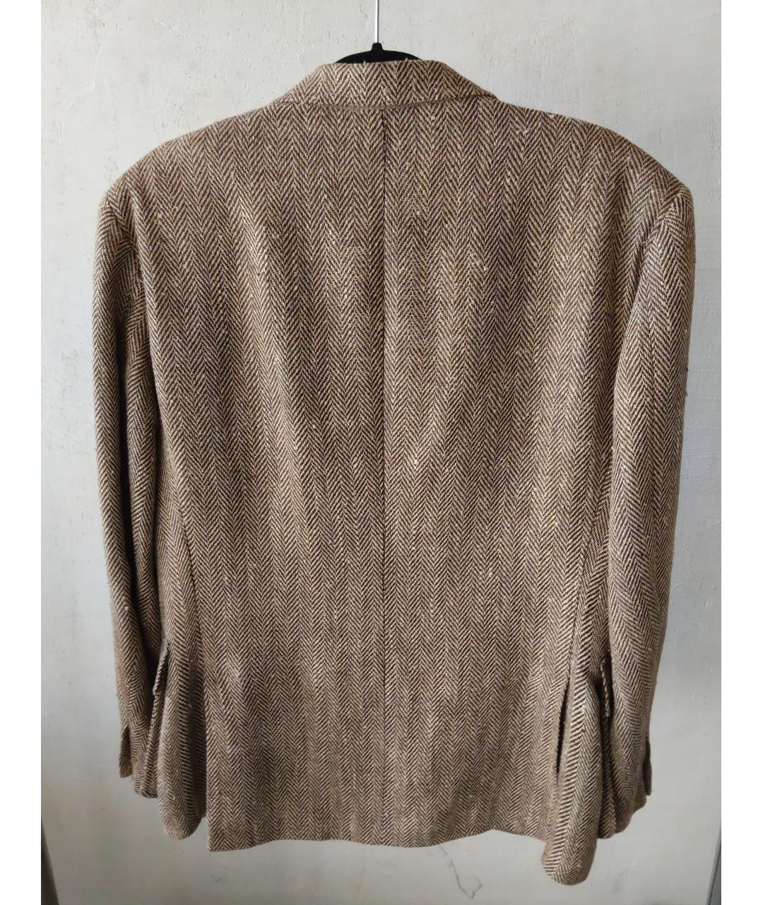 POLO RALPH LAUREN Бежевый шерстяной пиджак, фото 2