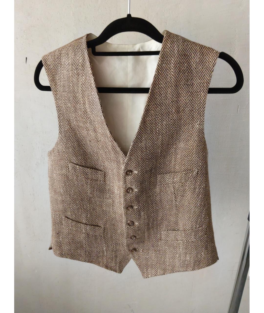 POLO RALPH LAUREN Бежевый шерстяной пиджак, фото 7