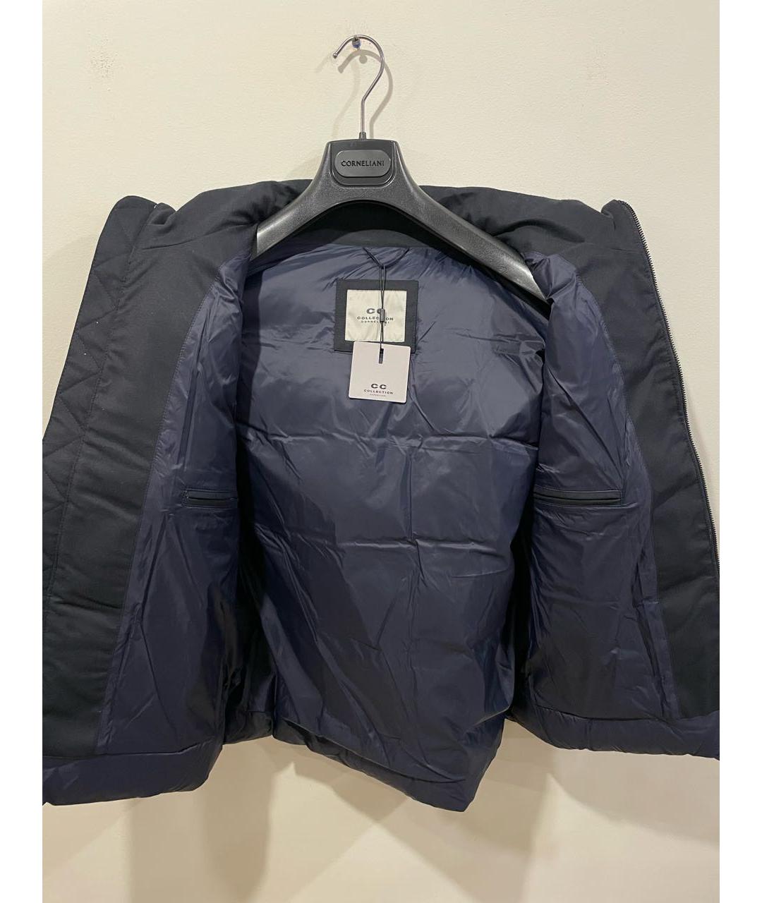 CORNELIANI Темно-синий полиэстеровый жилет, фото 3