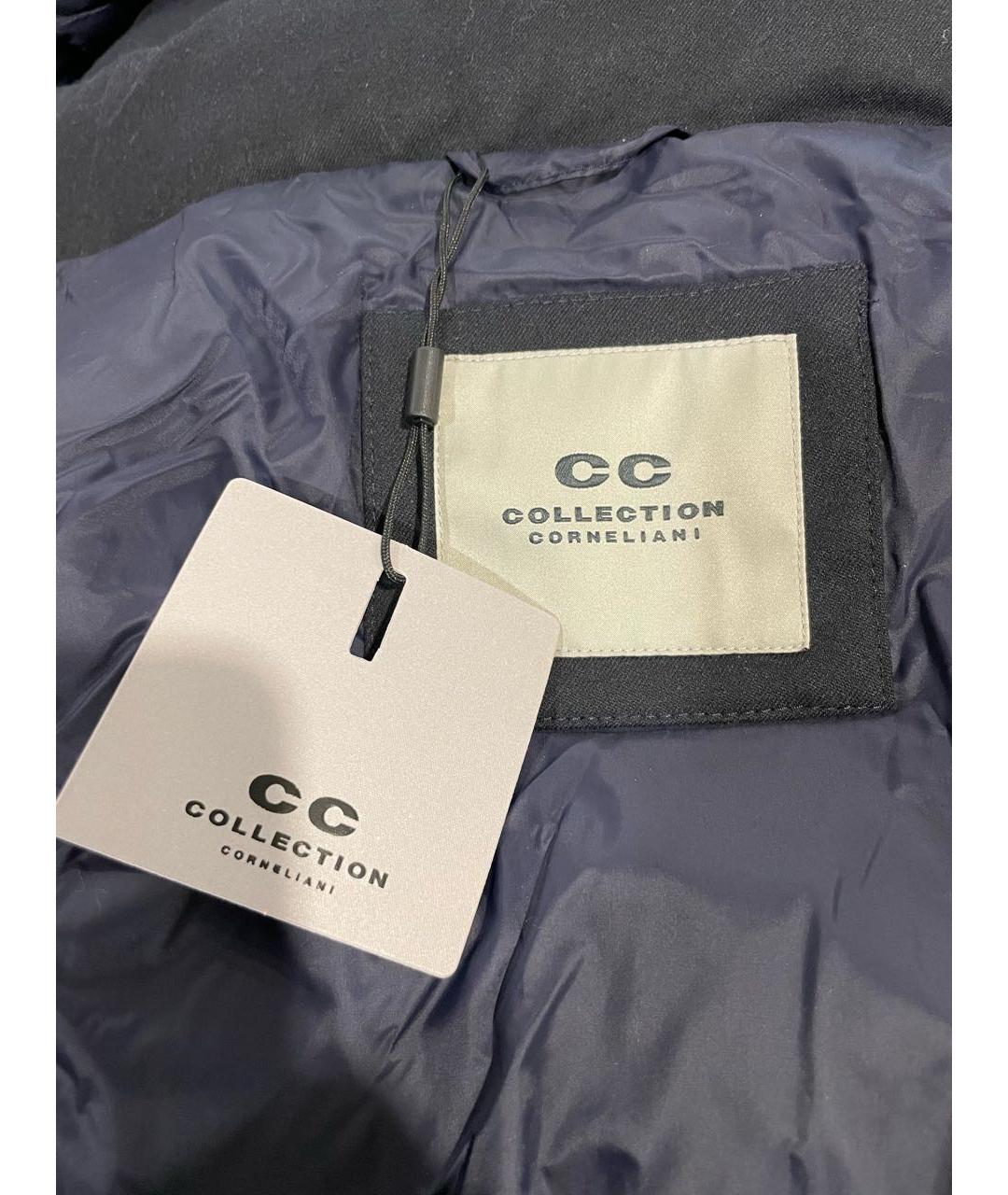 CORNELIANI Темно-синий полиэстеровый жилет, фото 8