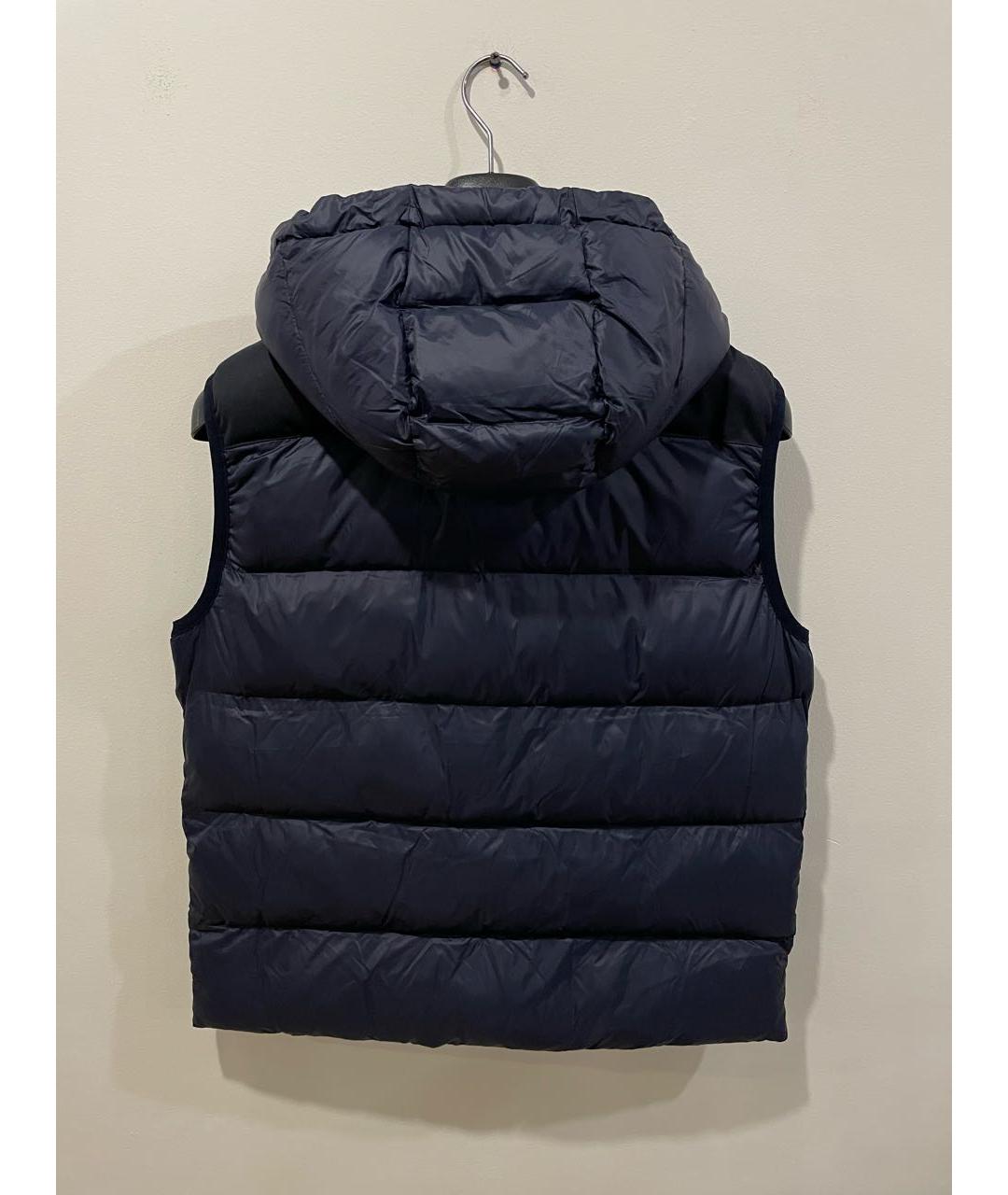 CORNELIANI Темно-синий полиэстеровый жилет, фото 2