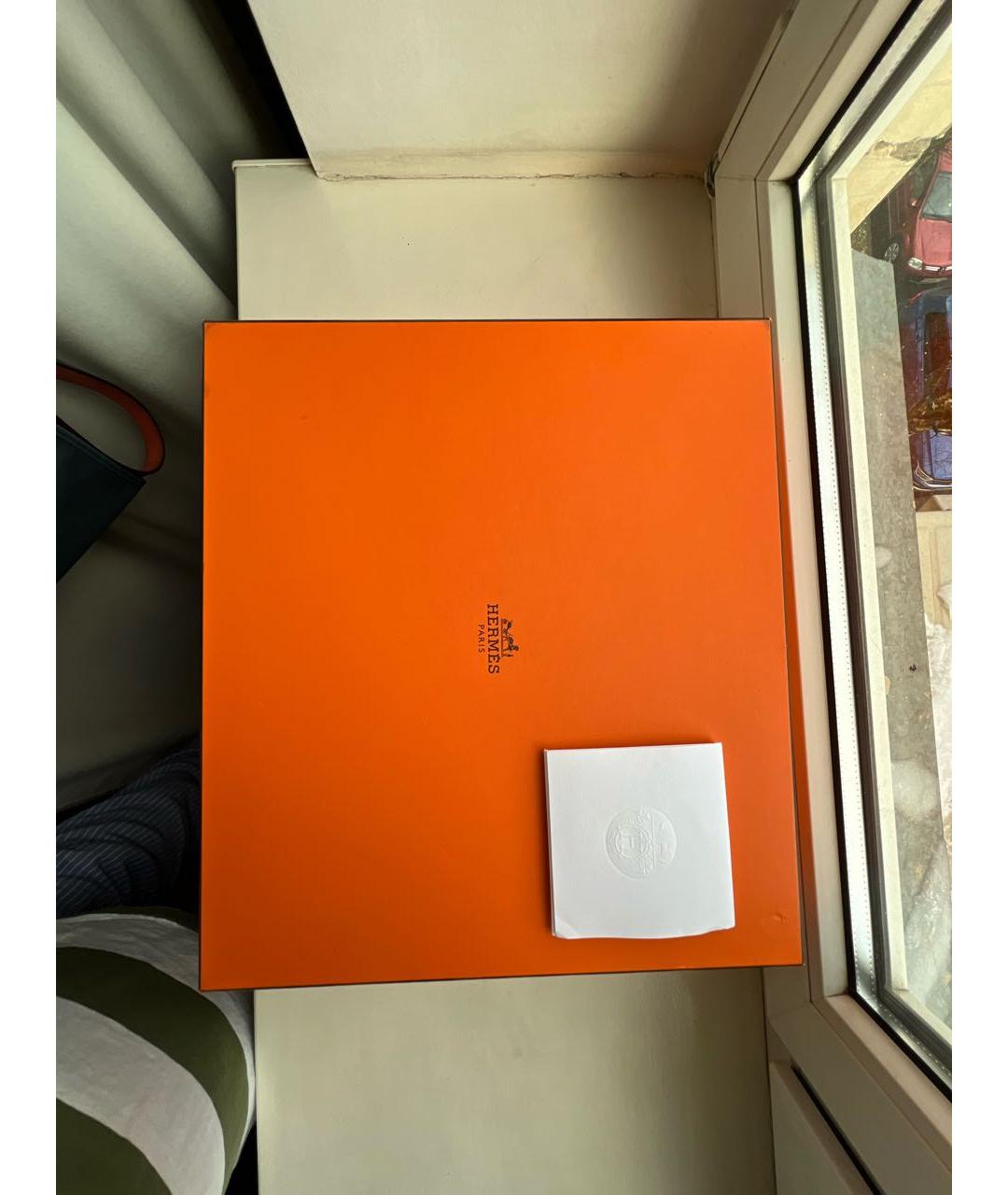 HERMES Синяя сумка с короткими ручками, фото 6