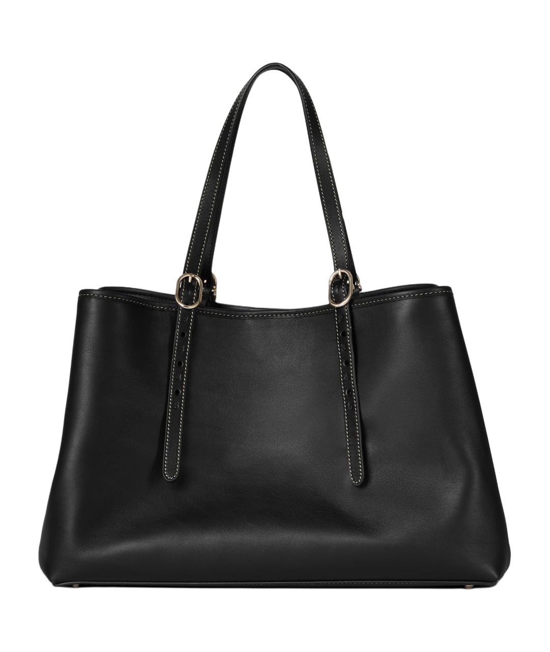 GUCCI Черная кожаная сумка через плечо, фото 5