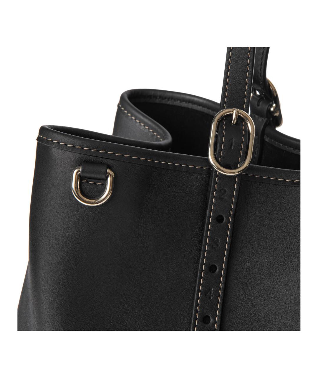 GUCCI Черная кожаная сумка через плечо, фото 7