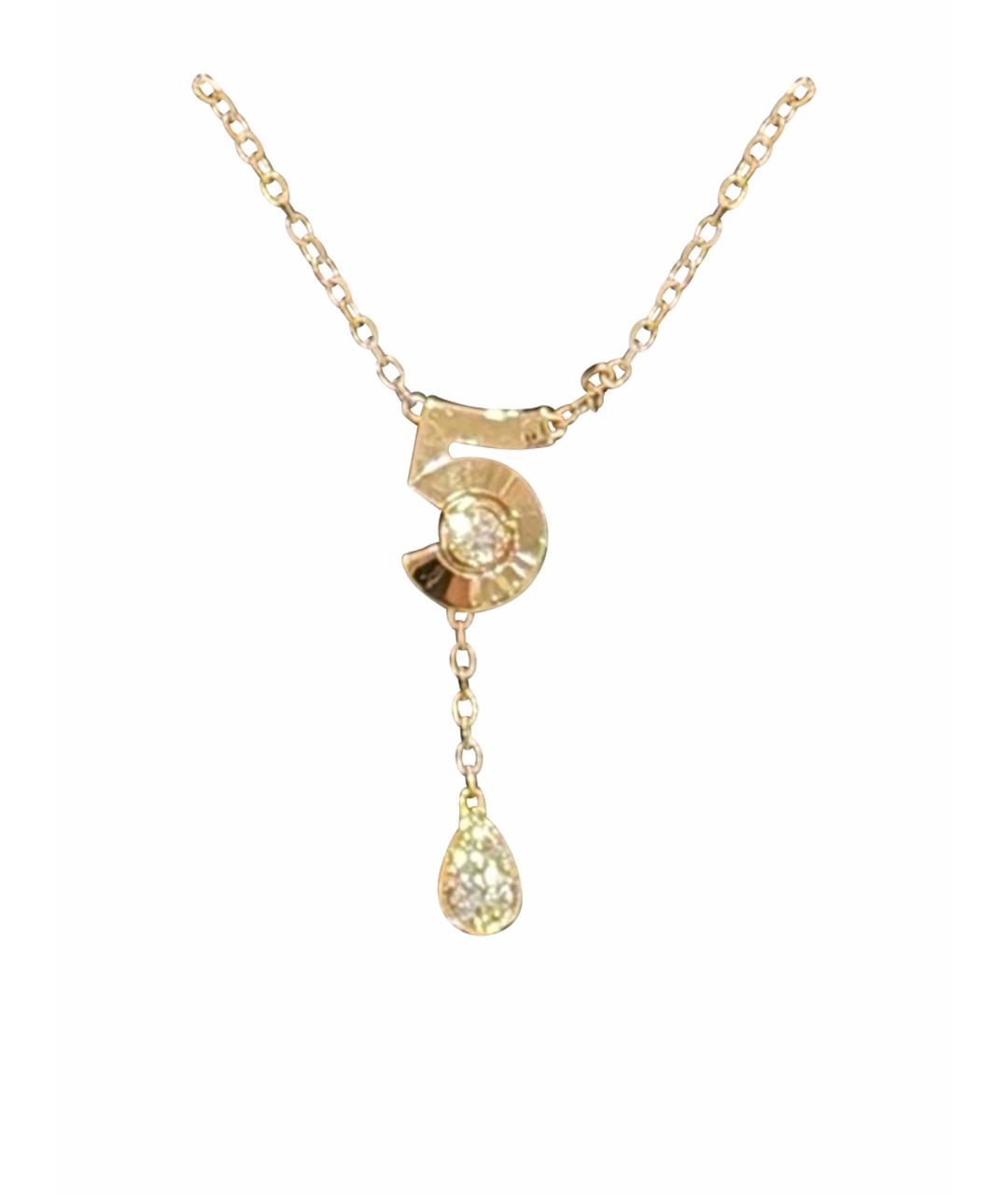 CHANEL Золотое колье из розового золота, фото 1