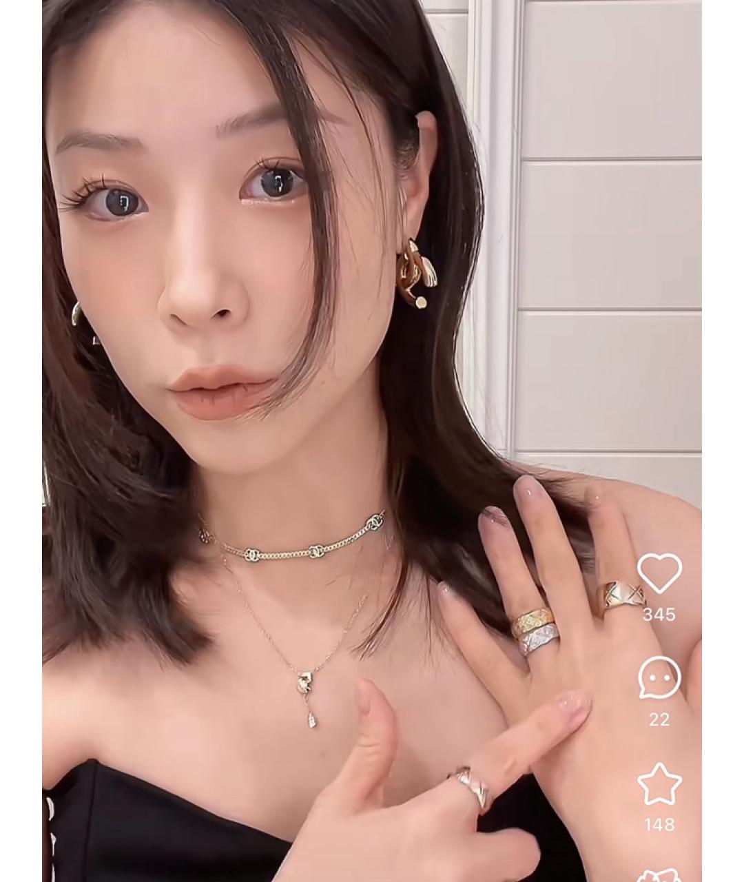 CHANEL Золотое колье из розового золота, фото 8