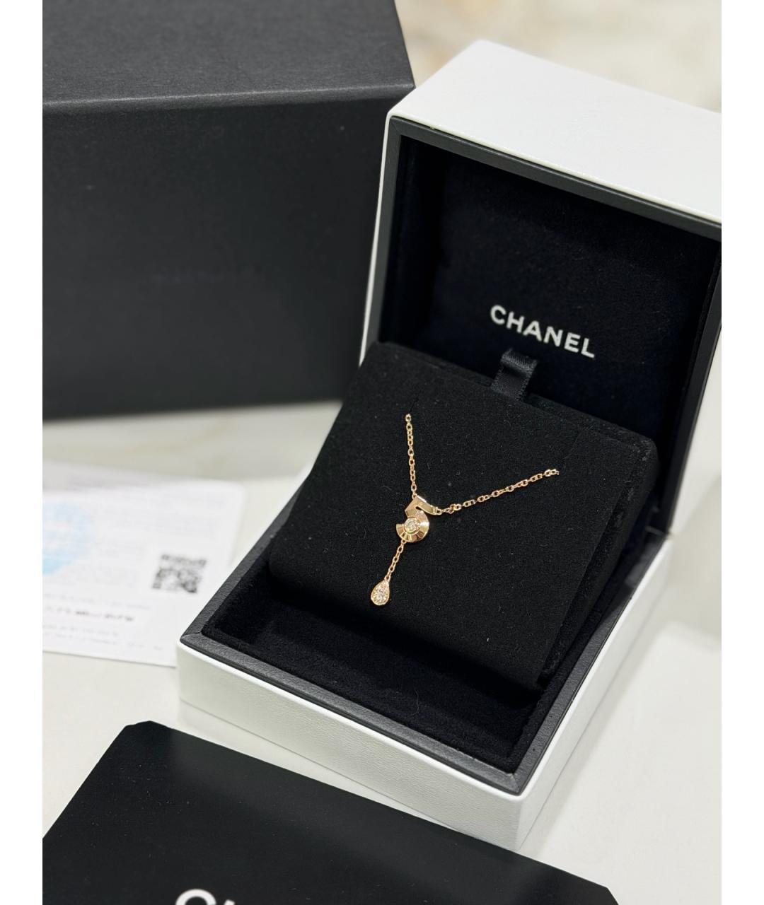 CHANEL Золотое колье из розового золота, фото 3