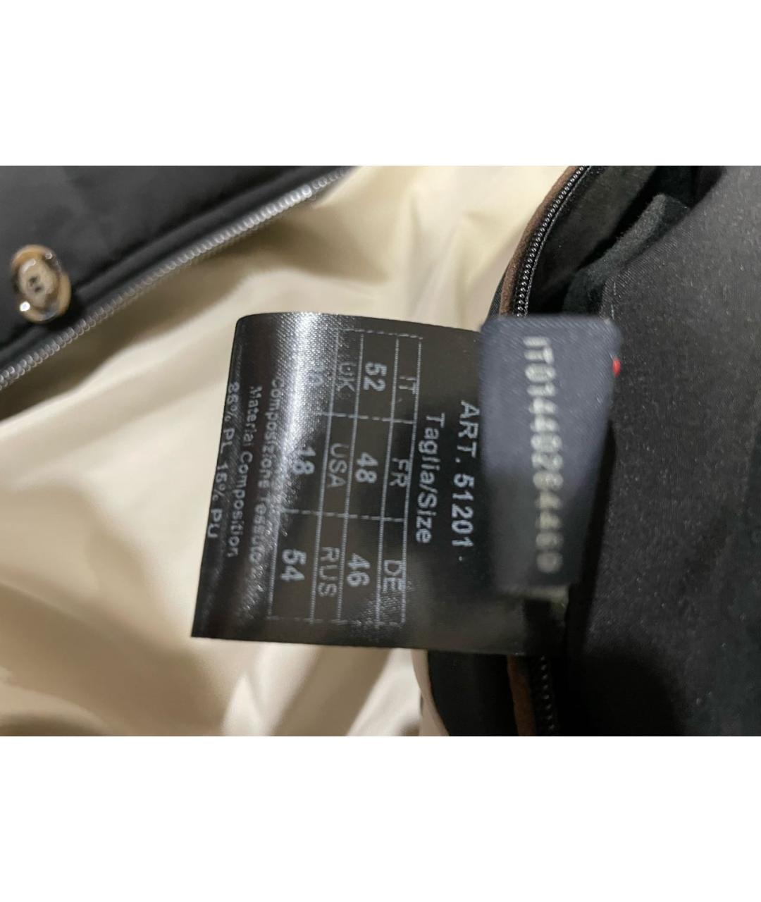 BARBA Черная полиэстеровая куртка, фото 5