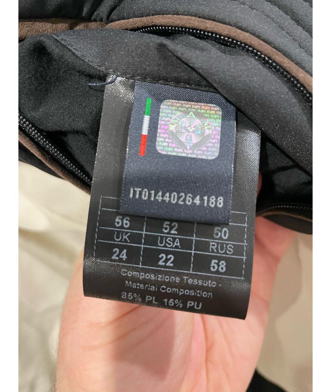 BARBA Черная полиэстеровая куртка, фото 6